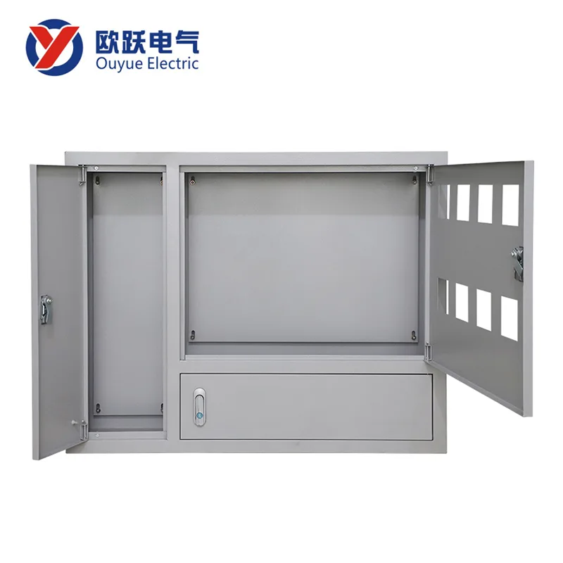 ఐరన్ ఇండోర్ కన్సీల్డ్-మౌంటెడ్ ఎంబెడెడ్ ఎలక్ట్రిసిటీ మీటర్ బాక్స్